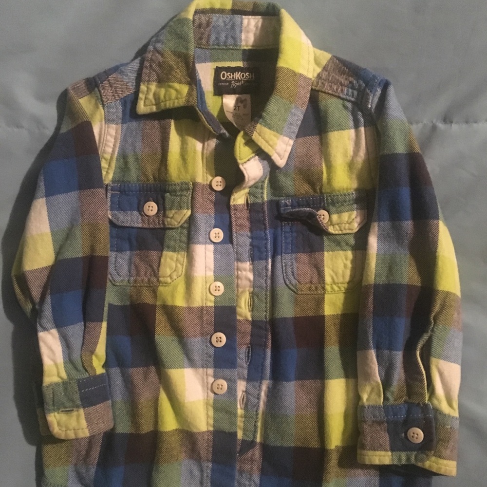 Boy’s 2T OshKosh B’gosh Flannel Shirt